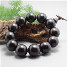 长期供应男女款正宗黑檀木佛珠手串手链念珠批发紫光檀木佛珠