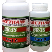 耐磨聚氨酯浮选槽振动筛磁选机树脂弹性体喷涂抗泥浆腐蚀BR-3S