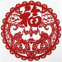 供应马年春节过年年货剪纸窗花蛇福传统剪纸厂家直销