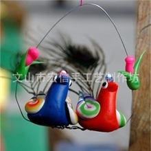 面塑捏面人绝技面塑技术七彩夜光摇头卡通泥人摇出滚滚财富