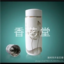 专业供应各类工艺礼品养生杯荷花XYK013