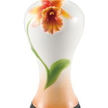 专业供应各类工艺礼品艺术瓷珐琅瓷卡特兰花瓶XYH024