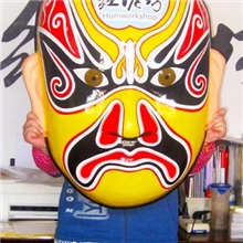 红泥坊定制定制特色广告脸谱酒店装修/室内装潢/室外壁挂