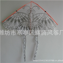 厂家直销--现货款式卡通风筝教育风筝---DIY长尾蝶风筝