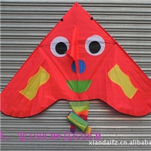 批发长尾笑脸风筝三角风筝卡通风筝线轮批发