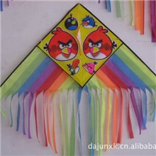 【风筝批发】生产批发供应潍坊风筝卡通三角风筝愤怒的小鸟