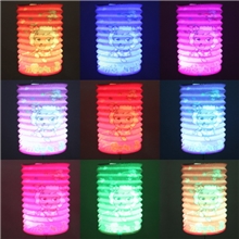 【代发】手风琴灯笼批发/LED灯笼/卡通拉伸/送电子蜡＋提杆