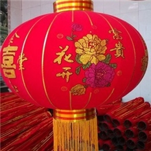 2013厂家直销植绒布灯笼/宫灯/广告灯笼