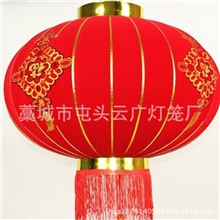 厂家直销高品质喜庆灯笼新款植绒灯笼