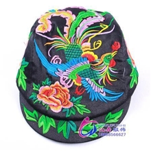 民族风杨丽萍绣花帽子成人女式刺绣休闲帽鸭舌帽旅游帽精品特价帽