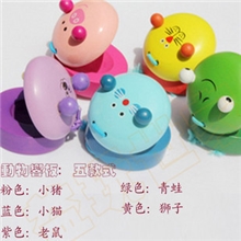 玩具厂家动物响板木制乐器婴幼儿教具儿童奥尔夫乐器早教玩具