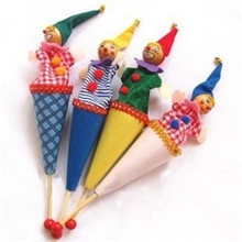 .01WT004外贸木制DIY玩具拨拨人伸缩棒经典躲猫猫亲子游戏波波人