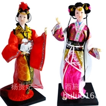 仿真人形12寸中国古代四大美人树脂娟人手工人偶中国绢人娃娃人形