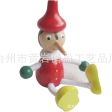 供应木制工艺品/弹簧人/弹簧动物/木偶/长鼻子小丑弹簧人