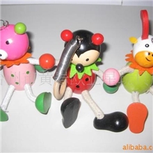 特价批发供应木制拉簧人动物拉簧人工艺卡通拉簧人