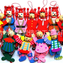 厂家供应卡通木偶人/拉线人/拉线木偶/益智玩具/小丑拉线人批发