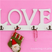 特价销售LOVE字母衣架衣帽架挂钩衣帽钩挂架墙壁架壁挂