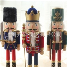 ROOM127正品绒布款式胡桃夹子胡桃人支持混批工艺品38cm高