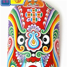 批发纯手工优质桐木马勺社火脸谱挂饰品挂件民俗特色工艺品