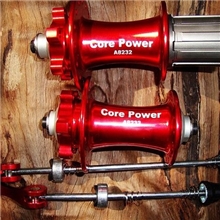 两培林山地车花鼓车轴轴皮CorePower科跑32孔碟刹花鼓带送CNC快拆