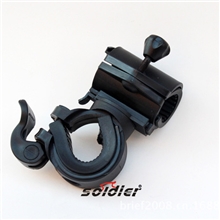 360度旋转多功能款自行车灯夹手电夹手电架//筒形灯夹