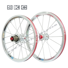 SKCRINGKC81218寸专业纯手工自编精品轮组自行车车轮批发零售