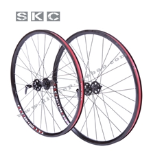 SKCRINGKC61026寸专业山地车轮组纯手工自编轮组自行车轮批发