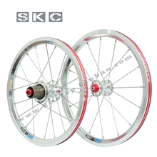 SKCRINGKC226451寸专业纯手工自编精品轮组折叠车轮组轮胎批发