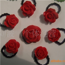 供应漆雕手链批发漆雕戒指中国红朱砂饰品低价批发