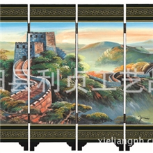 中国特色礼品*仿古小屏风*时尚外事礼品*长城