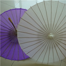厂家供应纯洁无暇白色油纸伞适合国外结婚用