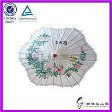 专业供应纯手工艺彩绘油纸工艺伞旅游婚庆工艺伞民间工艺伞批发