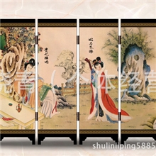 漆器小屏风时尚外事礼品四大美女