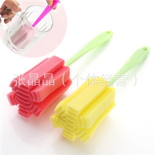 厂家直销简易耐用杯刷瓶刷海绵清洗杯刷厨房清洁刷【工厂】