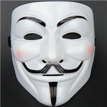 面具厂家直销电影V字仇杀队面具-V字主题面具/V怪客-V脸面具V字