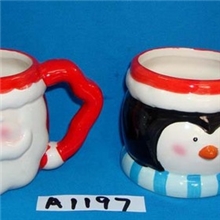 供应陶瓷圣诞杯子A1196