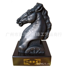 【百臻炭雕订制专家】一马当先广州百臻炭雕优质炭雕供应商