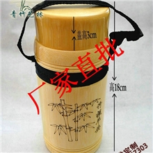 【厂家供应】批发、定制竹制品环保水杯、雕花加盖水杯加工