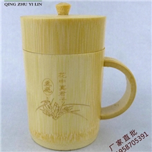 【厂家直供】批发、定制竹制品环保碳化水杯，手提水杯(图)