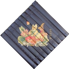 供应竹雕竹画室内装饰品30中国结彩绘年年有余