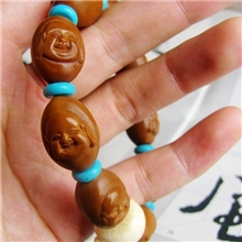 【福星堂】橄榄核手串非苏工笑佛手链