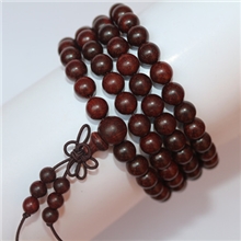 印度小叶紫檀同料满牛毛纹金丝佛珠手链纯手工磨顺纹精品8mm