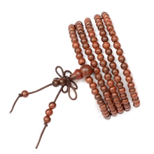 厂家直销印度小叶紫檀5mm*216链珠乱纹手链佛珠满牛毛纹金丝