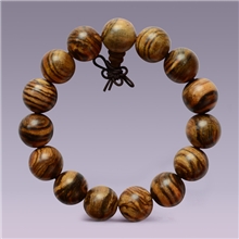 星云厂家直销天然正宗印尼花奇楠精品佛珠手串1.5cm*15颗