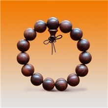 厂家直销正宗天然印度小叶紫檀顺纹佛珠手串1.5cm*15颗