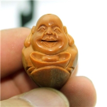 核雕橄榄核雕刻弥勒手机挂件南工苏工雕刻