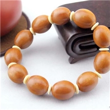 核雕橄榄核素珠手串100%人工手工制作