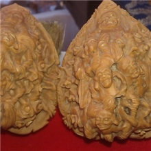 文玩核桃雕刻十八罗汉