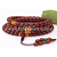 佛珠批发藏式桶珠108颗正宗顶级印度小叶紫檀佛珠念珠手链畅销款