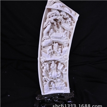 【盛昌】厂家直销猛犸象牙牙雕工艺品群仙贺寿